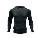 FULL ZIP HOODIE BLACK