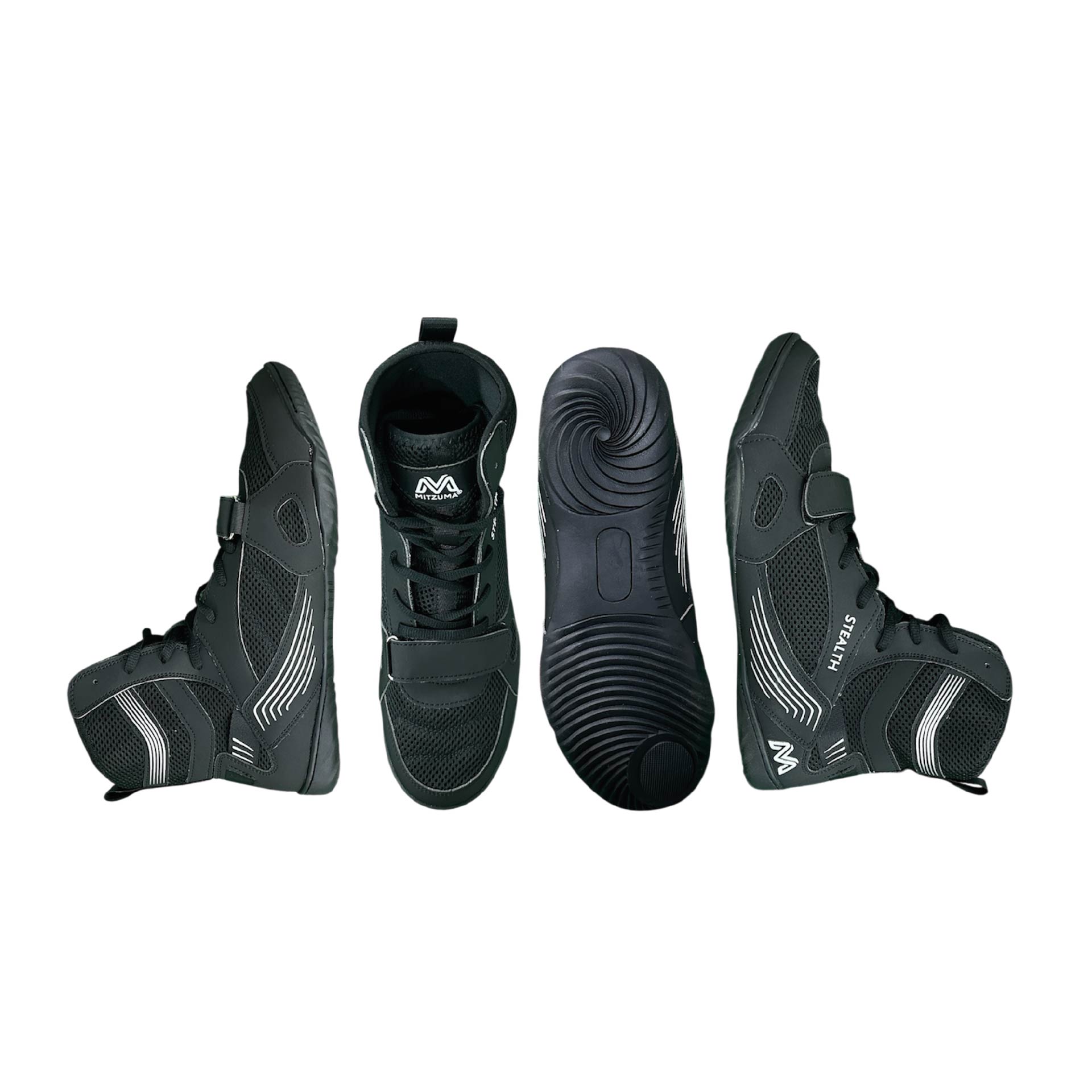 Artboard 1-50 BOXING BOOTS BLACK STEALTH - Image 1