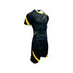 SUBLIMATED FOOTBALL KIT BLACK GOLD PACK OF 14 - Image 4